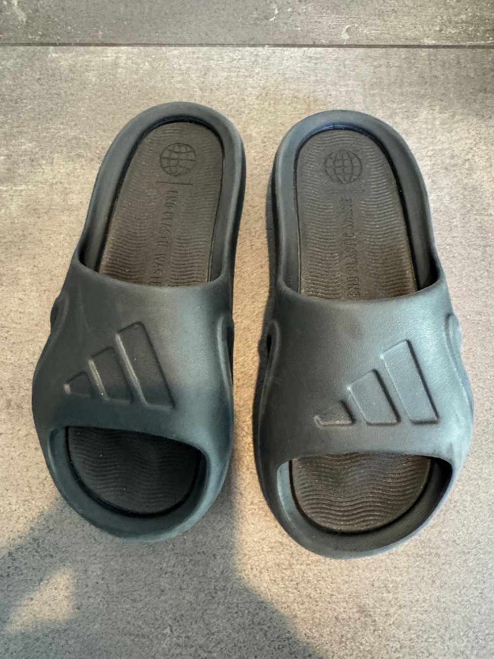 adidas Black Adicane Slide Sandals